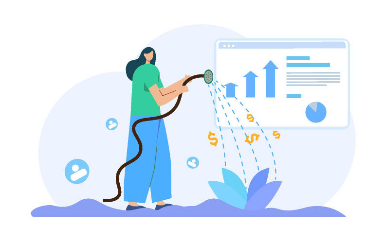 插图：客户培育